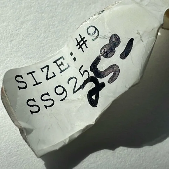 Bold Golden Yellow CZ 925 Sterling Silver Size 9 Large Cocktail Ring - Picture 7 of 8